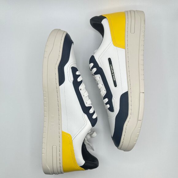 Men's Polo Ralph Lauren PS300  100% Leather Sneaker Size 11.5 - Picture 7 of 11